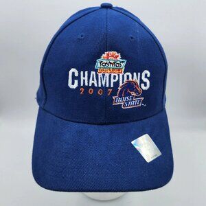 Boise State BSU Hat Cap Adult Blue Adjustable Nissun Tostitos Fiesta Bowl 2007